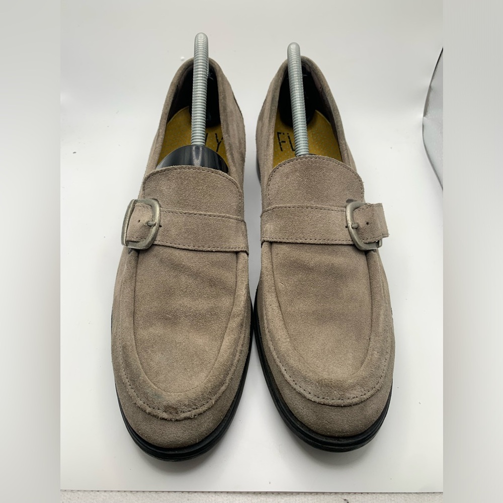 Fly London Mens Gray‎ Suede Slip On Loafers EU 42 US 9 Shoes - Picture 3 of 8